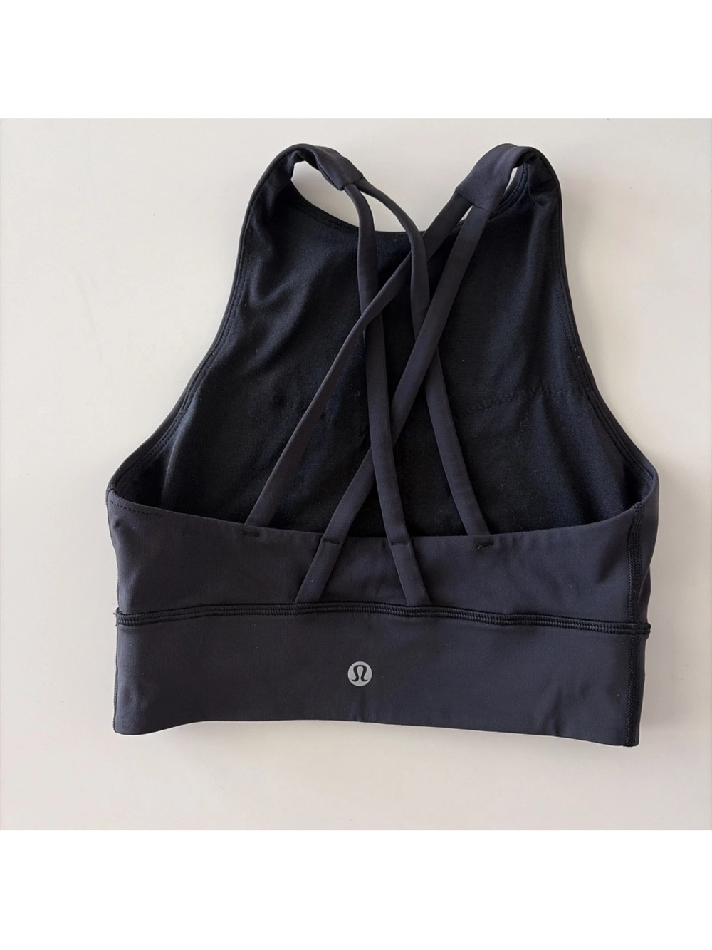 lululemon athletic Black Cross-Strap Sports Bra